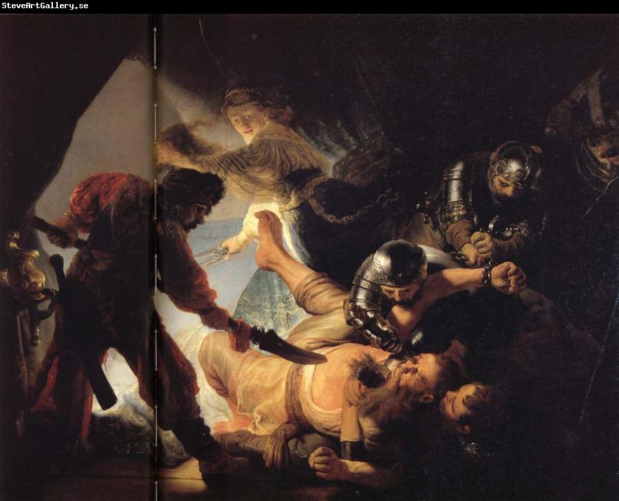 Rembrandt van rijn The Blinding of Samson